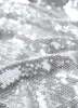 Silver Metallic Sequin Fringe Scarf sold by Mint Velvet