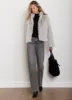 Grey Faux Fur Cropped Jacket sold by Mint Velvet