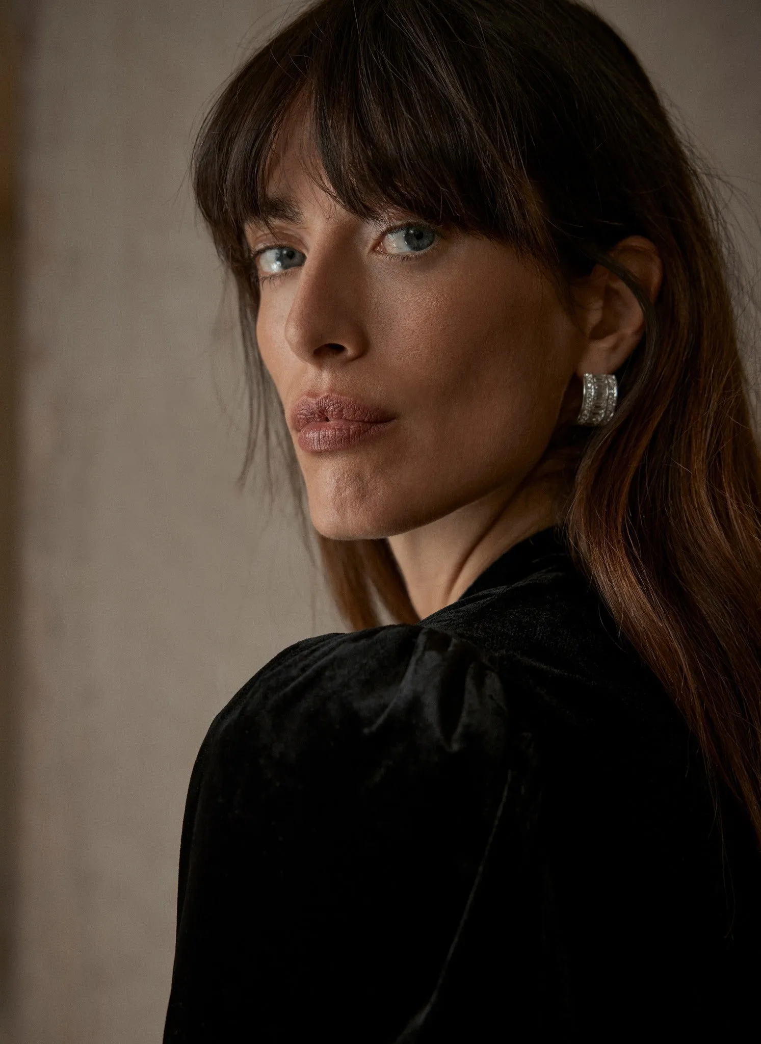 Silver Tone Crystal Baguette Earrings sold by Mint Velvet product image thumbnail 5