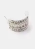 Silver Tone Crystal Baguette Earrings sold by Mint Velvet