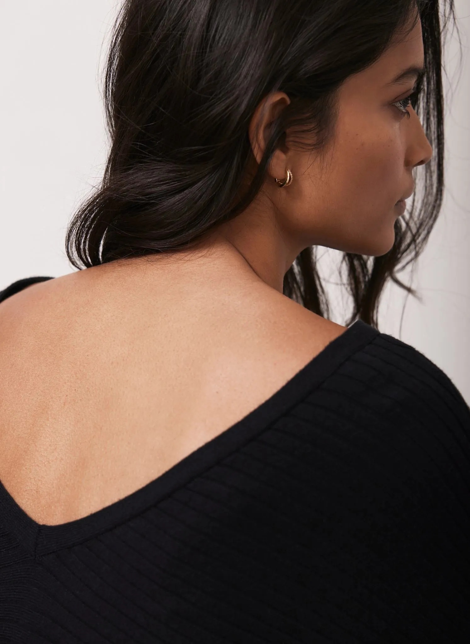 Black Batwing Knit Dress sold by Mint Velvet product image thumbnail 4