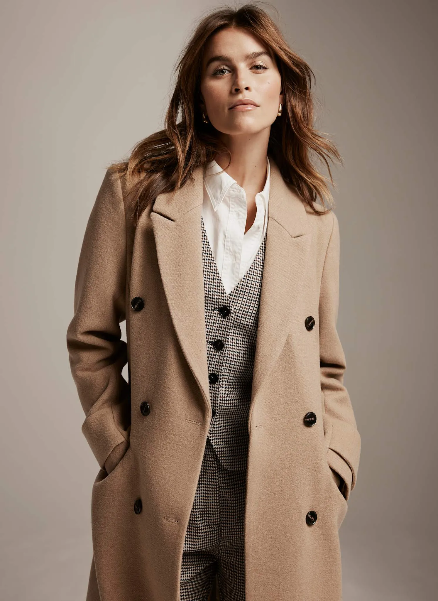 Camel Long Coat sold by Mint Velvet product image thumbnail 2