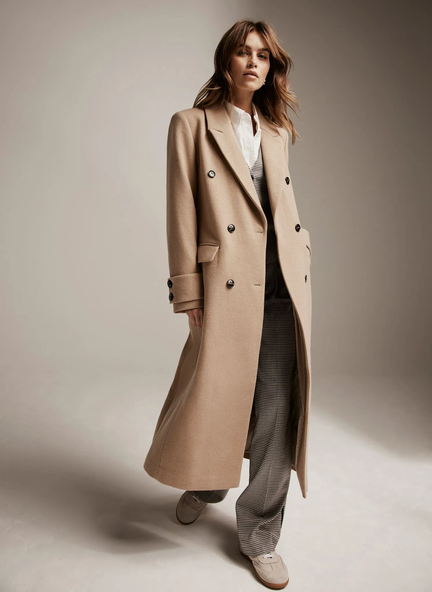 Camel Long Coat sold by Mint Velvet