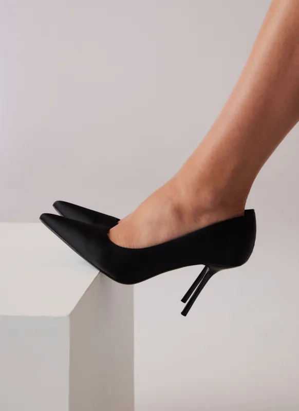 Pippa Black High Heel Court Shoes sold by Mint Velvet