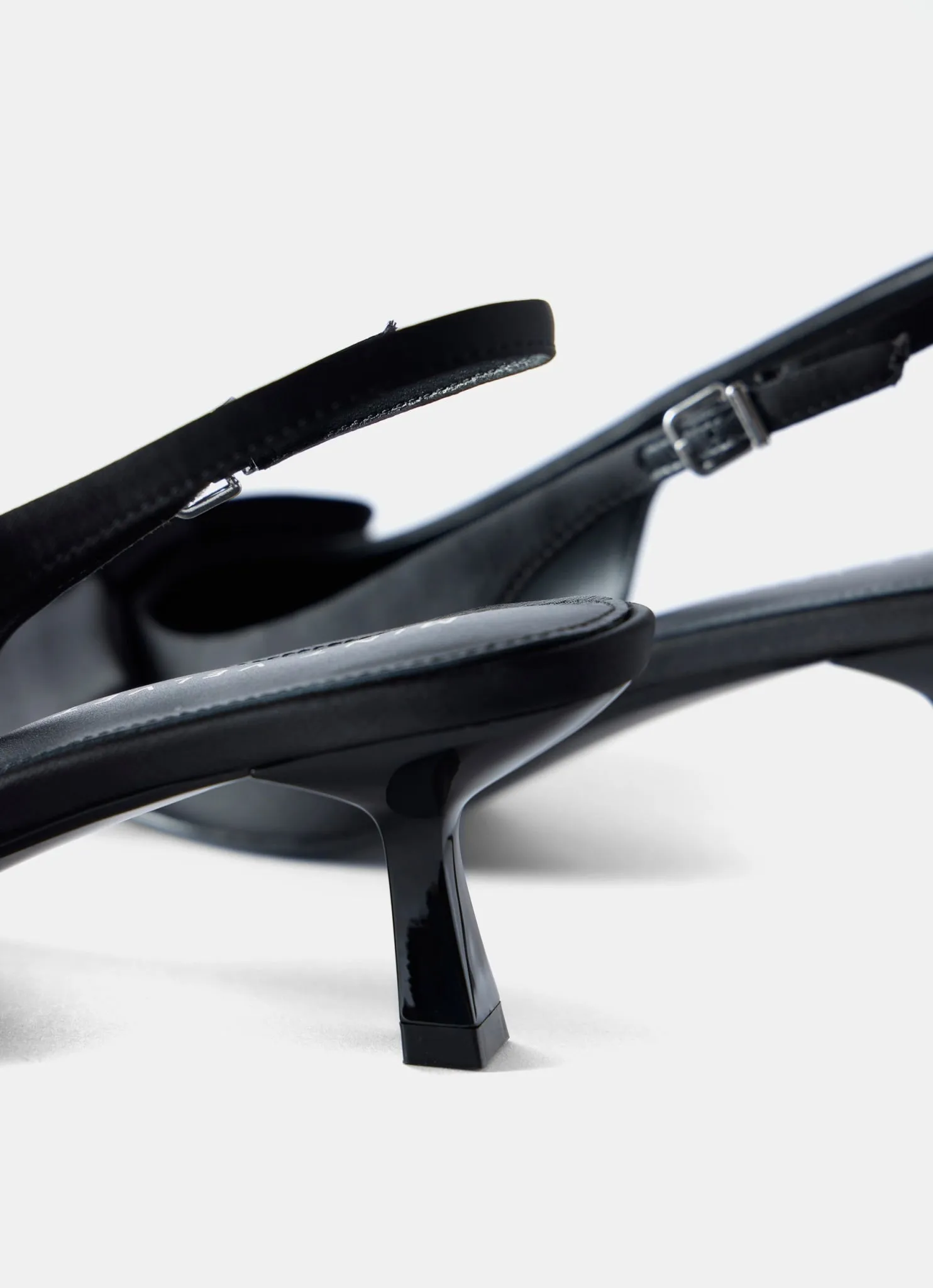Black Slingback Kitten Heels sold by Mint Velvet product image thumbnail 5