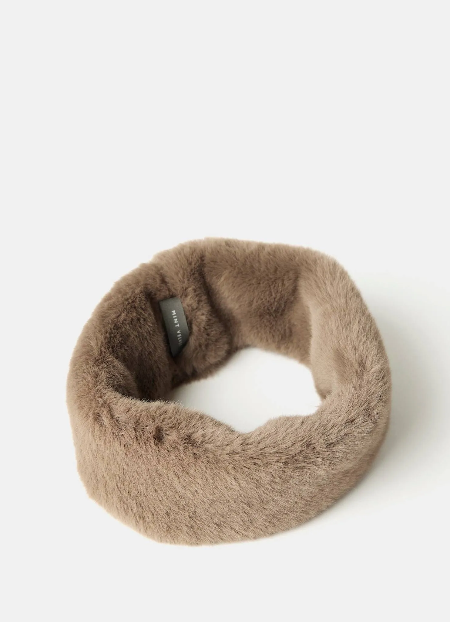 Brown Faux Fur Headband sold by Mint Velvet product image thumbnail 4