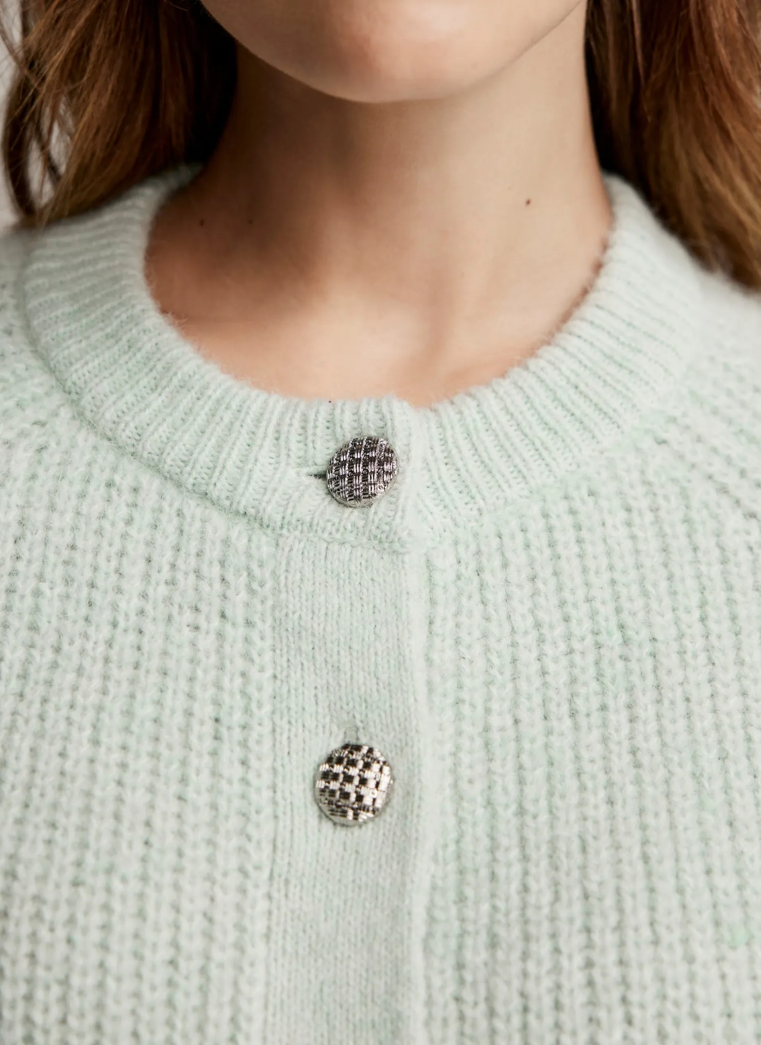 Green Knit Cocoon Cardigan sold by Mint Velvet product image thumbnail 5