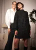 Dark Grey Sparkle Knit Dress sold by Mint Velvet