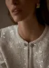 White Sequin Jacket sold by Mint Velvet