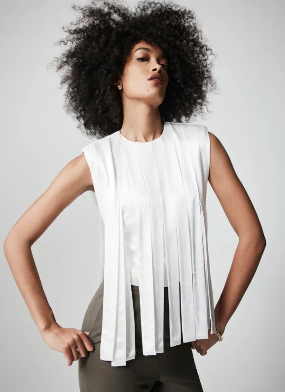 White Tape Detail Top sold by Mint Velvet