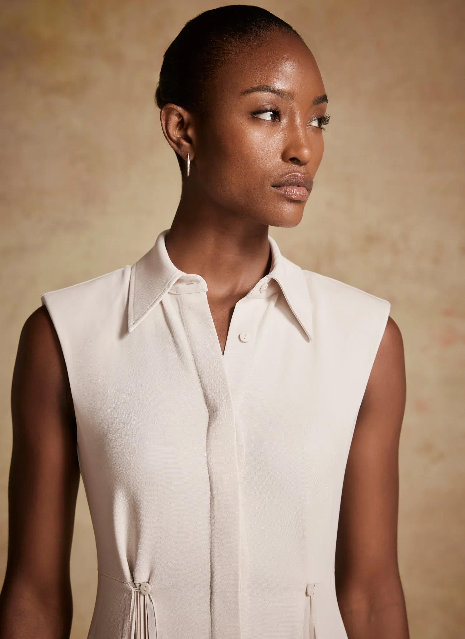 Cream Midi Shirt Dress sold by Mint Velvet product image thumbnail 5