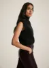 Black Wool Blend Sleeveless Knit Top sold by Mint Velvet