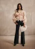 Black Leather Flared Trousers sold by Mint Velvet
