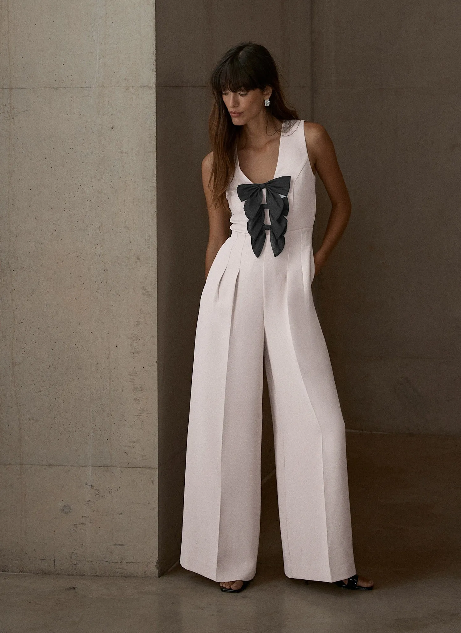 Pink Bow Detail Jumpsuit sold by Mint Velvet product image thumbnail 5