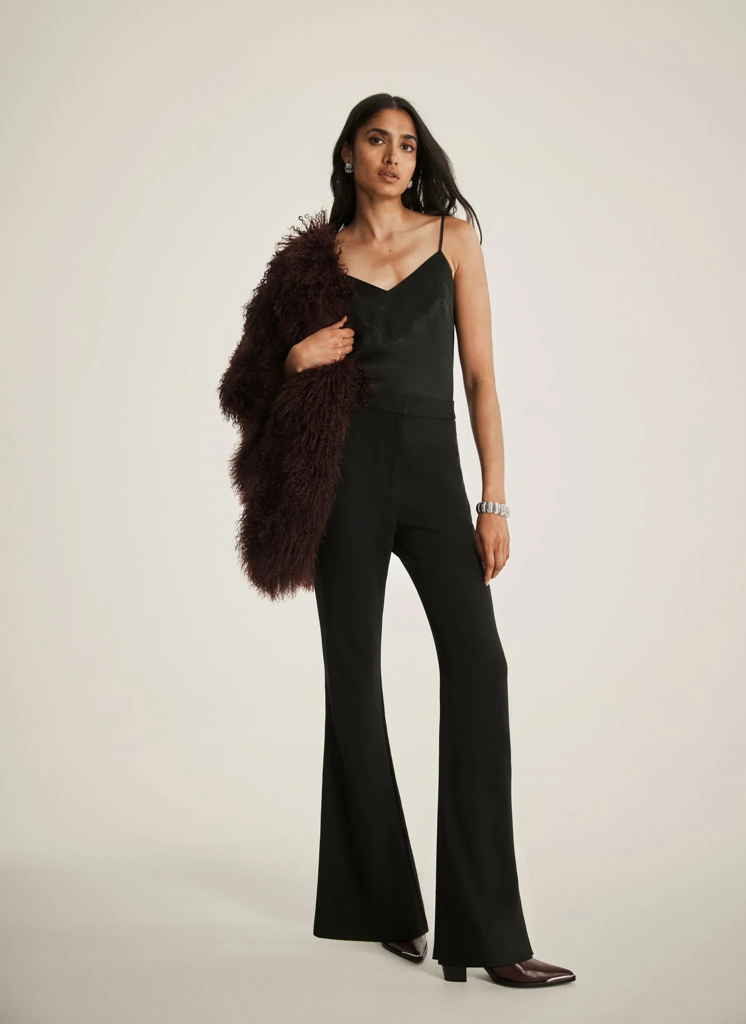 Black V-Neck Cami Top sold by Mint Velvet product image thumbnail 5