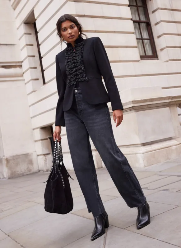 Washed Black Barrel Jeans sold by Mint Velvet