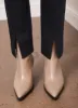 Navy Cotton Blend Slim Trousers sold by Mint Velvet