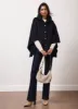 Navy Wool Blend Double Faced Cape sold by Mint Velvet