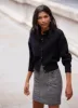 Neutral Textured Tweed Mini Skirt sold by Mint Velvet
