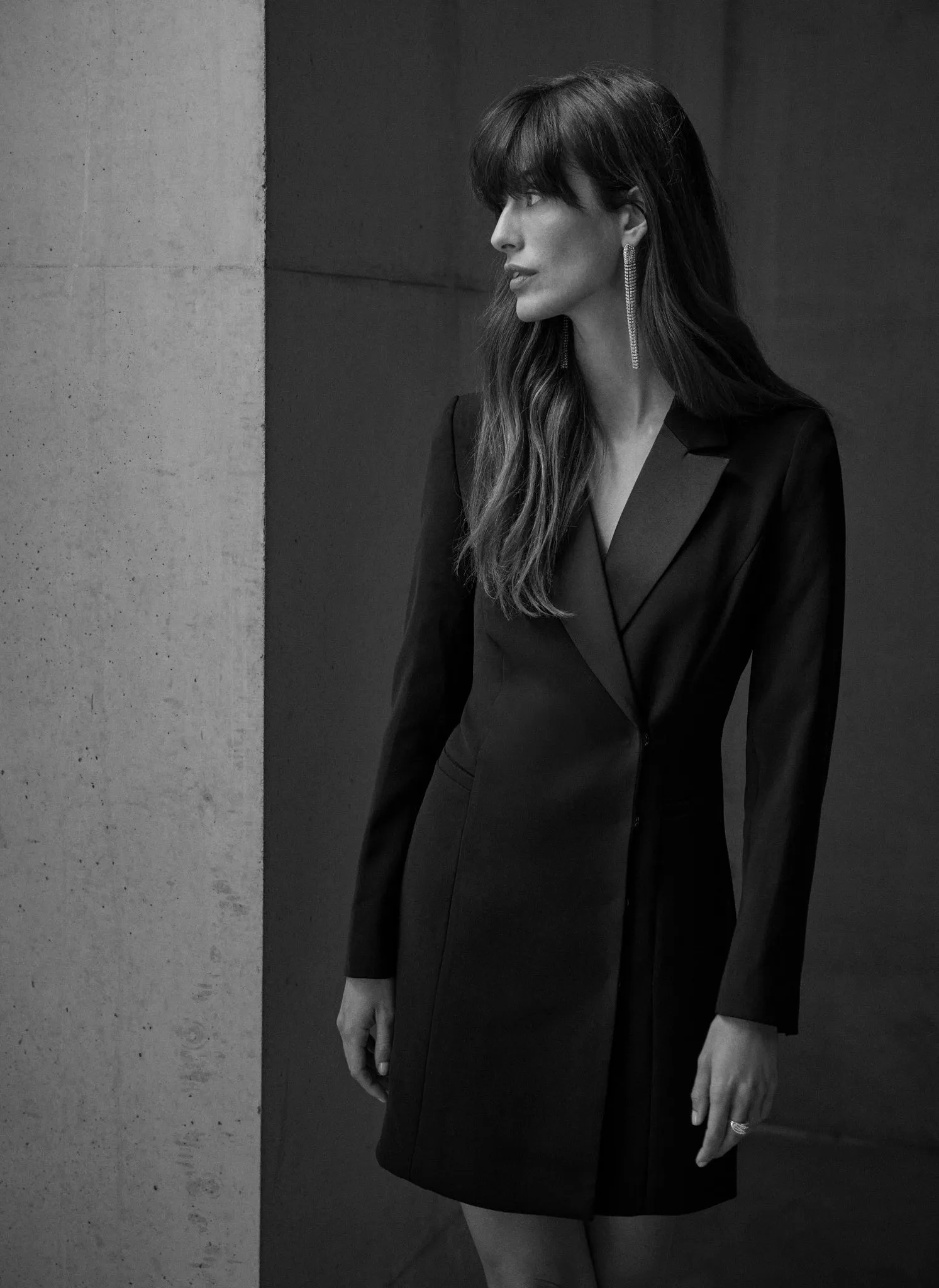 Black Blazer Mini Dress sold by Mint Velvet product image thumbnail 3