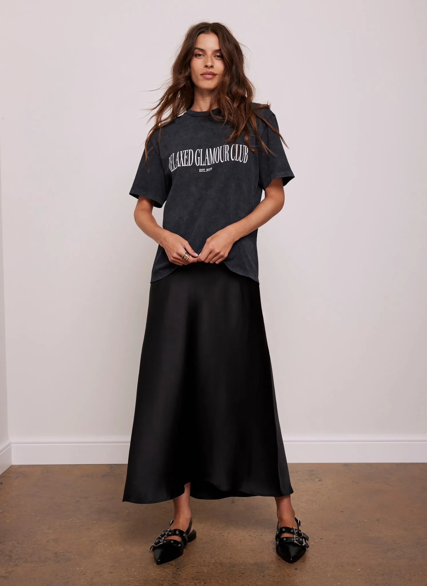 Grey Relaxed Glamour T-Shirt sold by Mint Velvet product image thumbnail 3