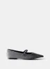 Silver Pointed Toe Embellished Flats sold by Mint Velvet