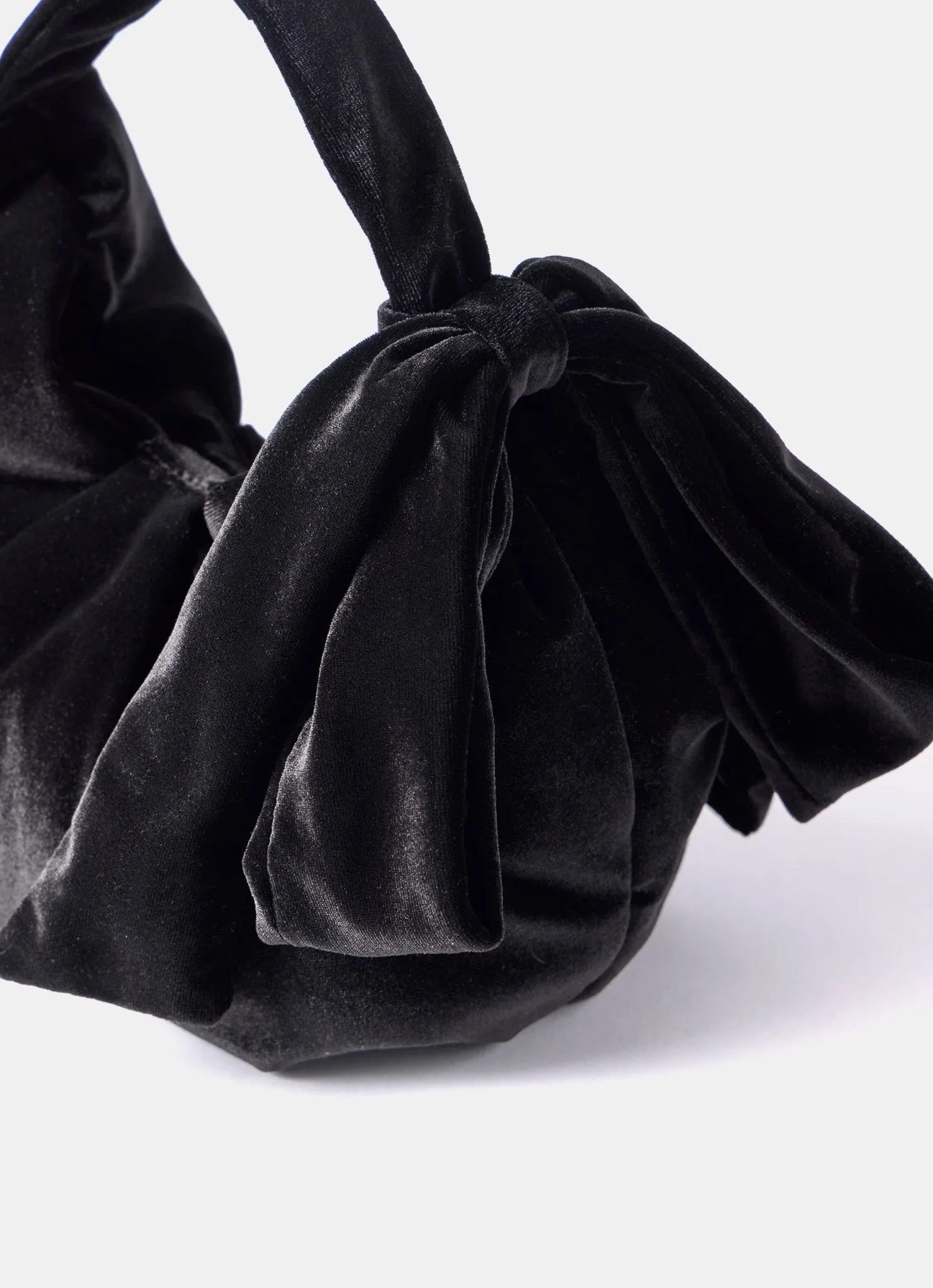 Black Velvet Bow Grab Bag sold by Mint Velvet product image thumbnail 4