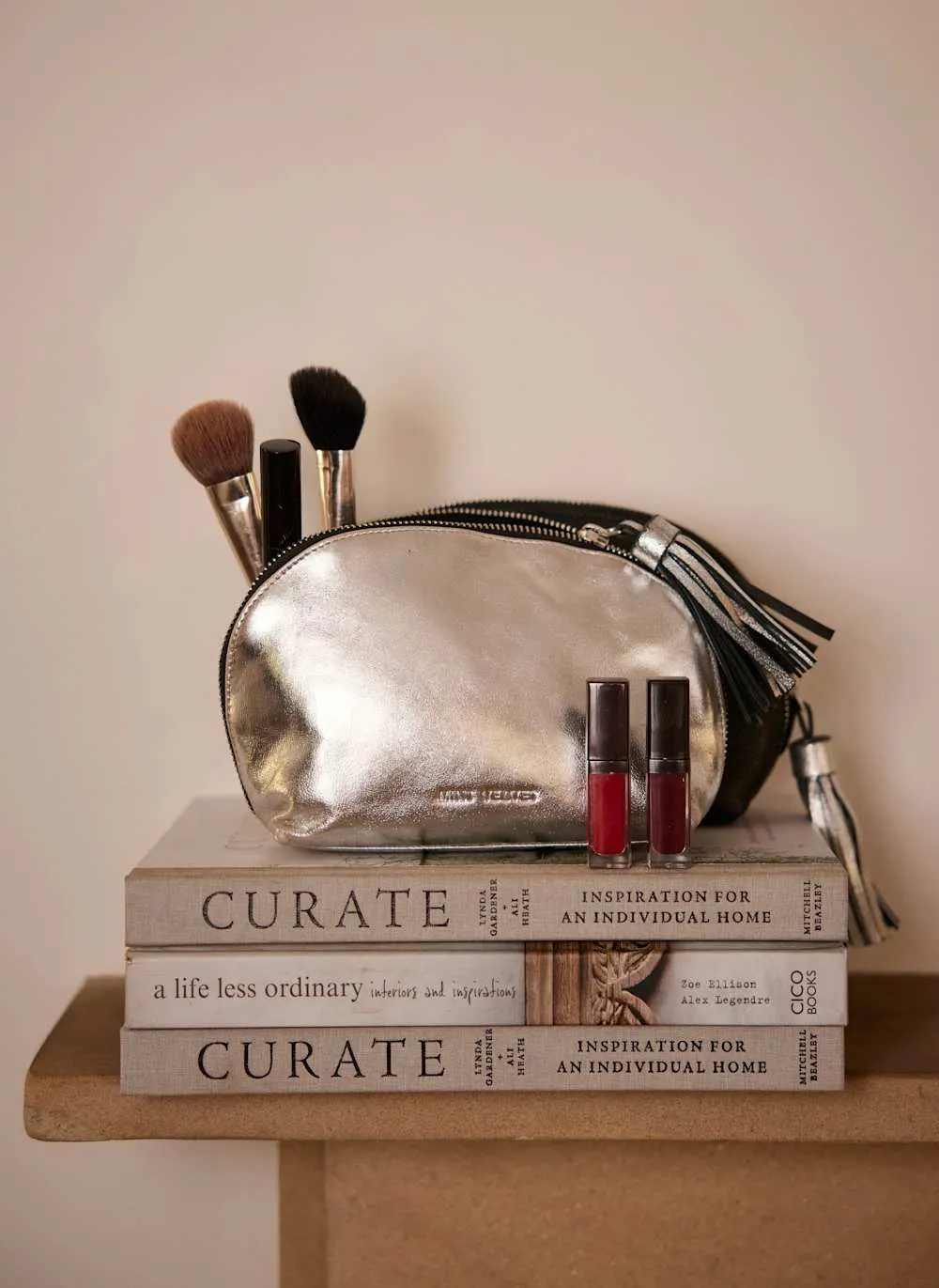 Silver Leather Medium Wash Bag sold by Mint Velvet product image thumbnail 2