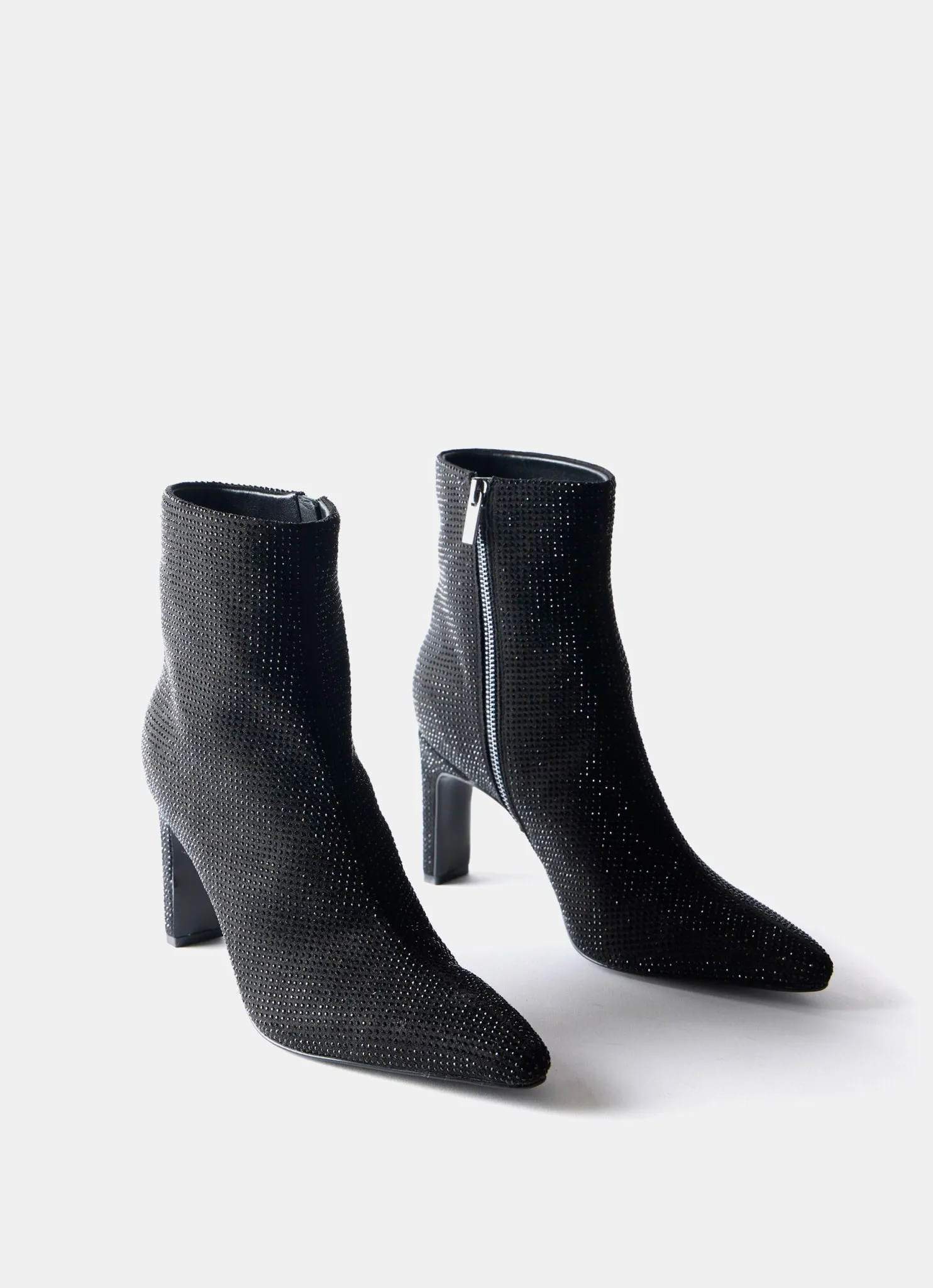Black Embellished High Heel Ankle Boots sold by Mint Velvet product image thumbnail 5