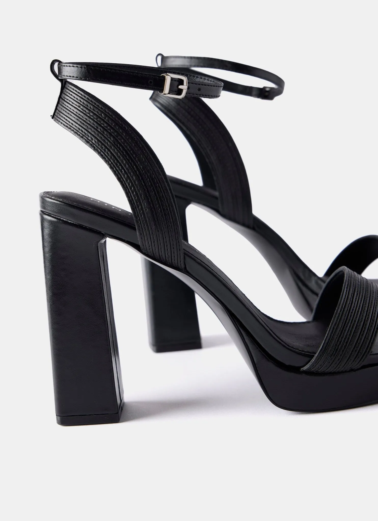 Fia Black Strappy Platform Heels sold by Mint Velvet product image thumbnail 5