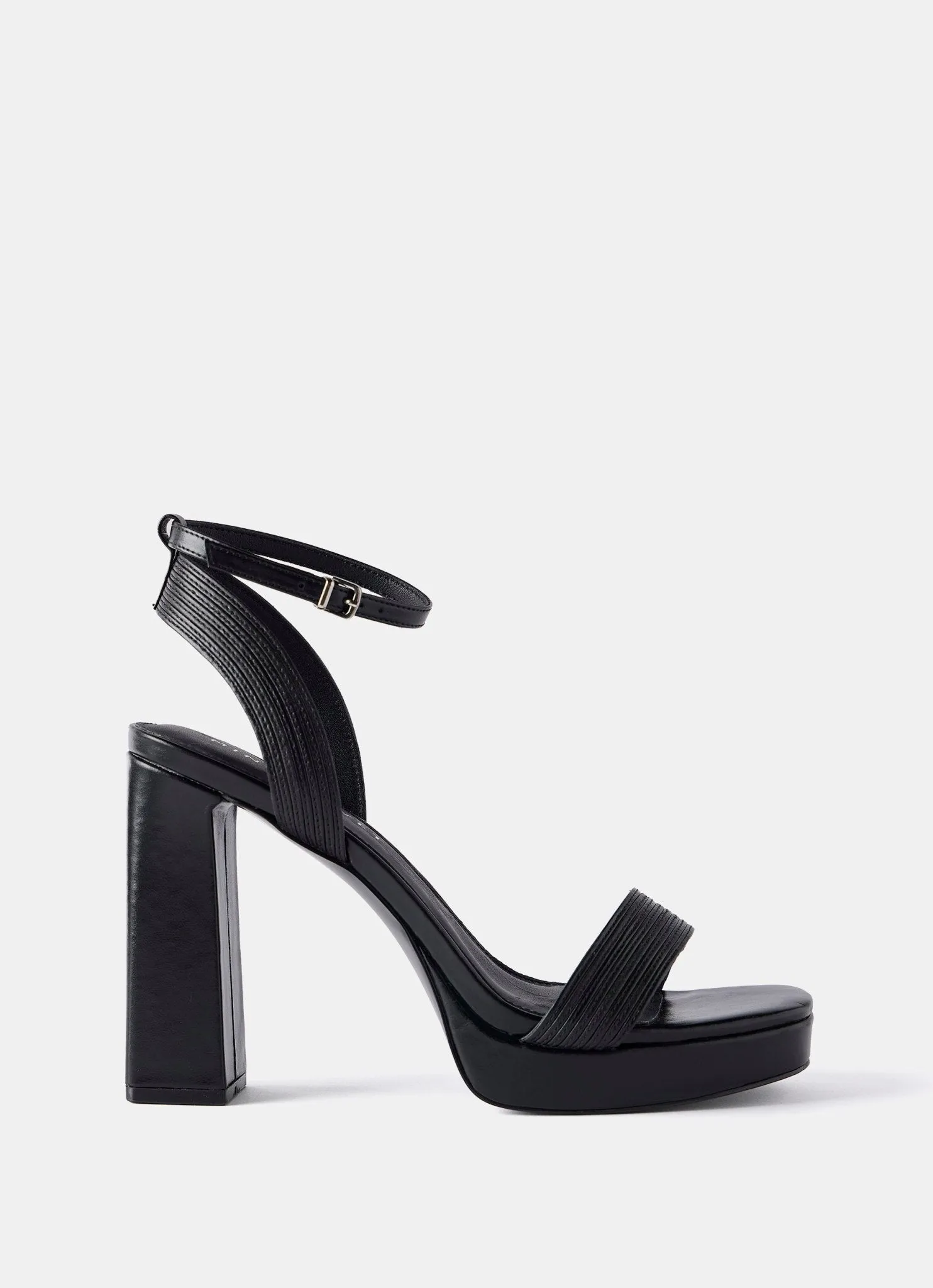 Fia Black Strappy Platform Heels sold by Mint Velvet product image thumbnail 2