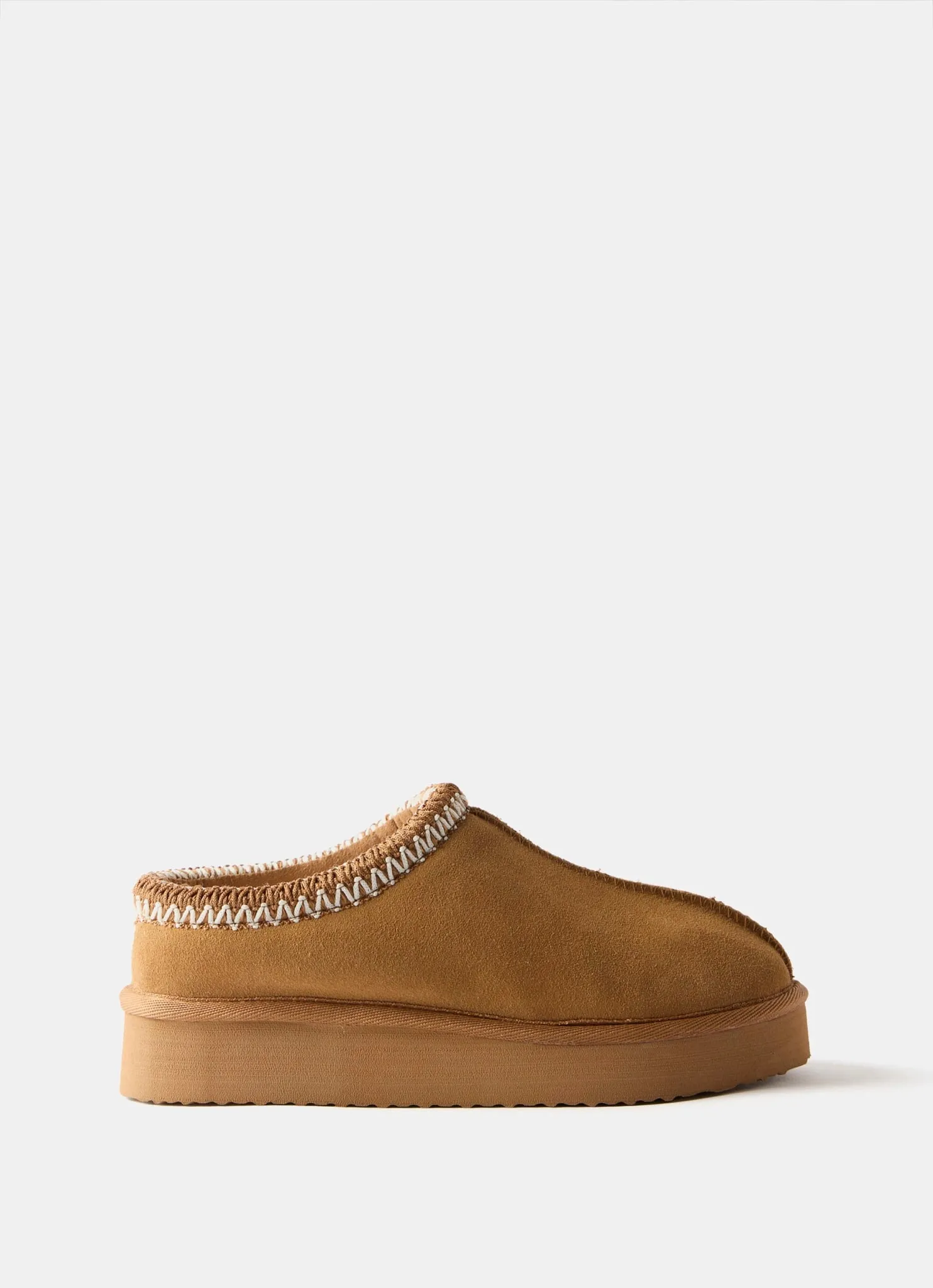 Tan Suede Chunky Slippers sold by Mint Velvet product image thumbnail 3