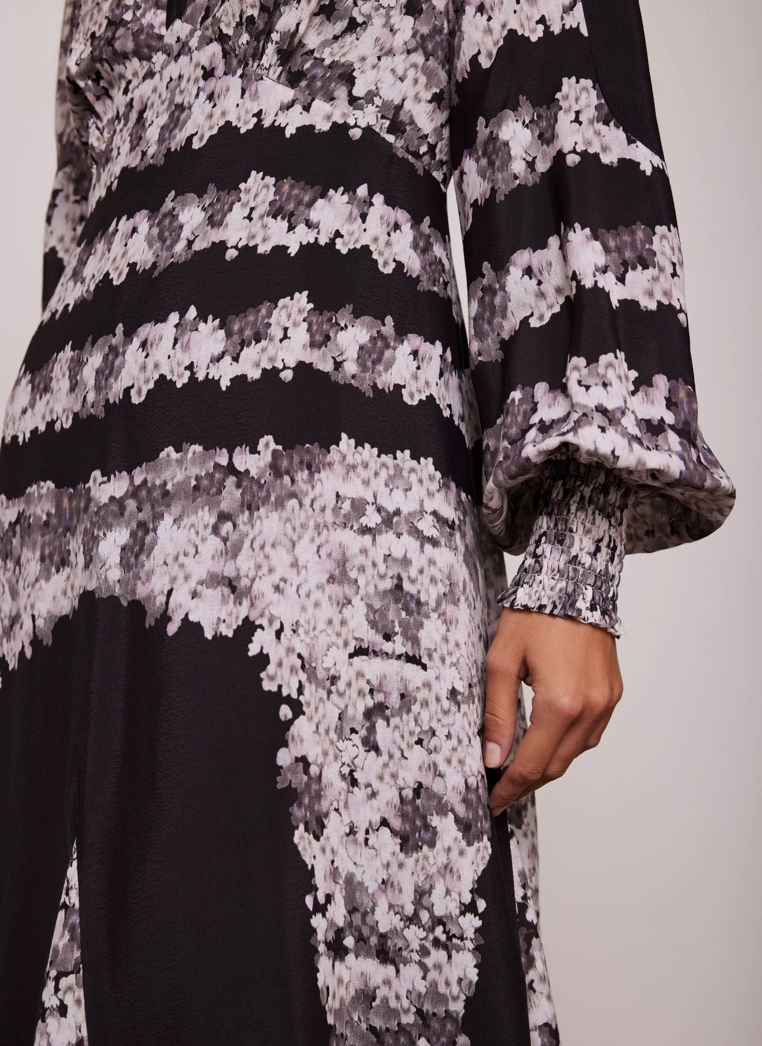 Black Printed Maxi Dress sold by Mint Velvet product image thumbnail 3