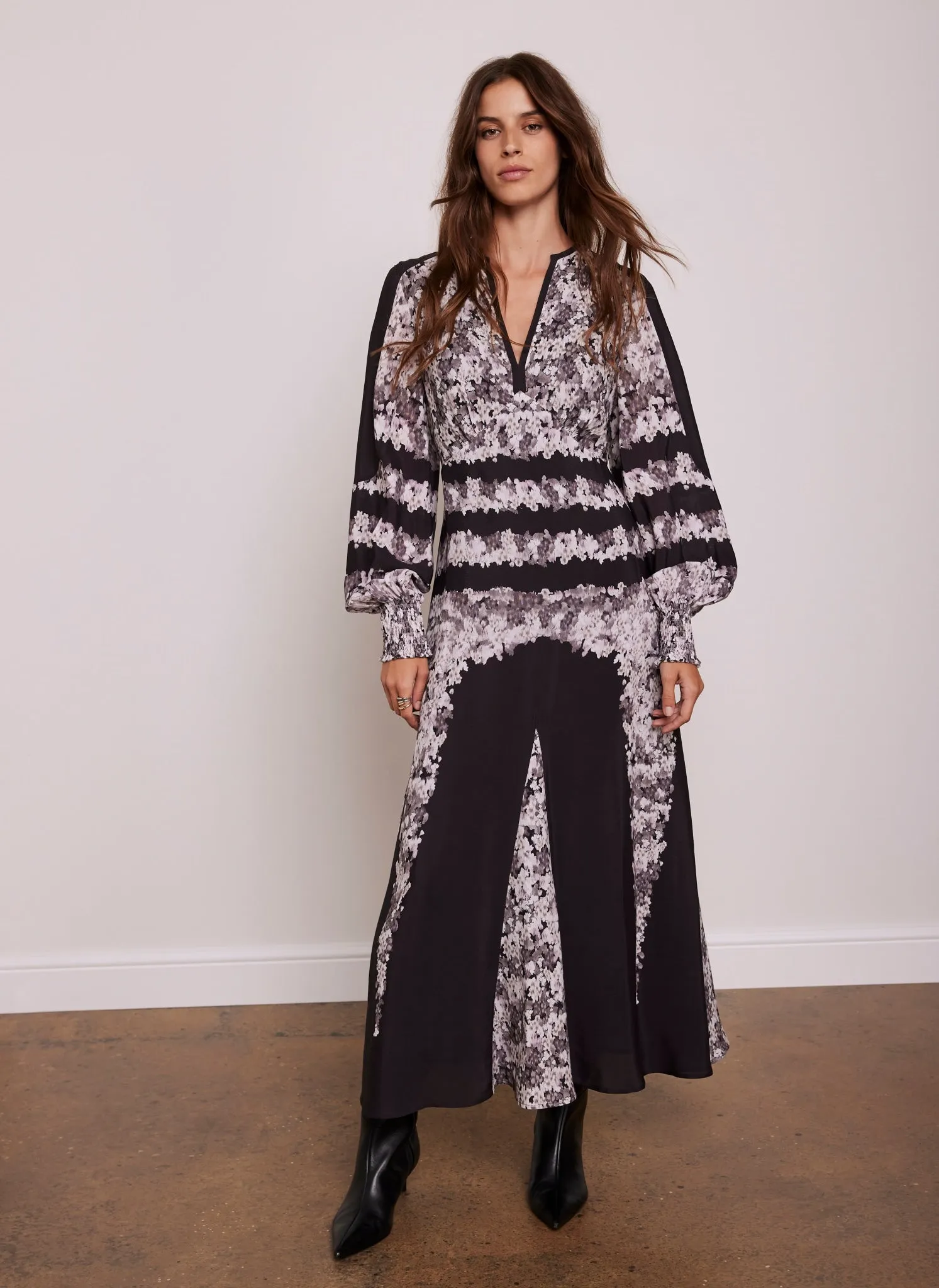 Black Printed Maxi Dress sold by Mint Velvet product image thumbnail 4