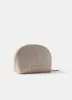 Cream Woven Leather Wash Bag sold by Mint Velvet
