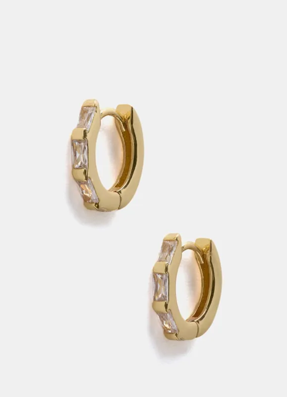 Gold Plated Huggie Earrings sold by Mint Velvet