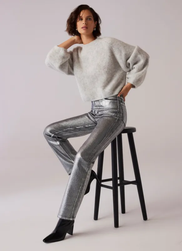 Silver Coated Every Occasion Slim Jeans sold by Mint Velvet