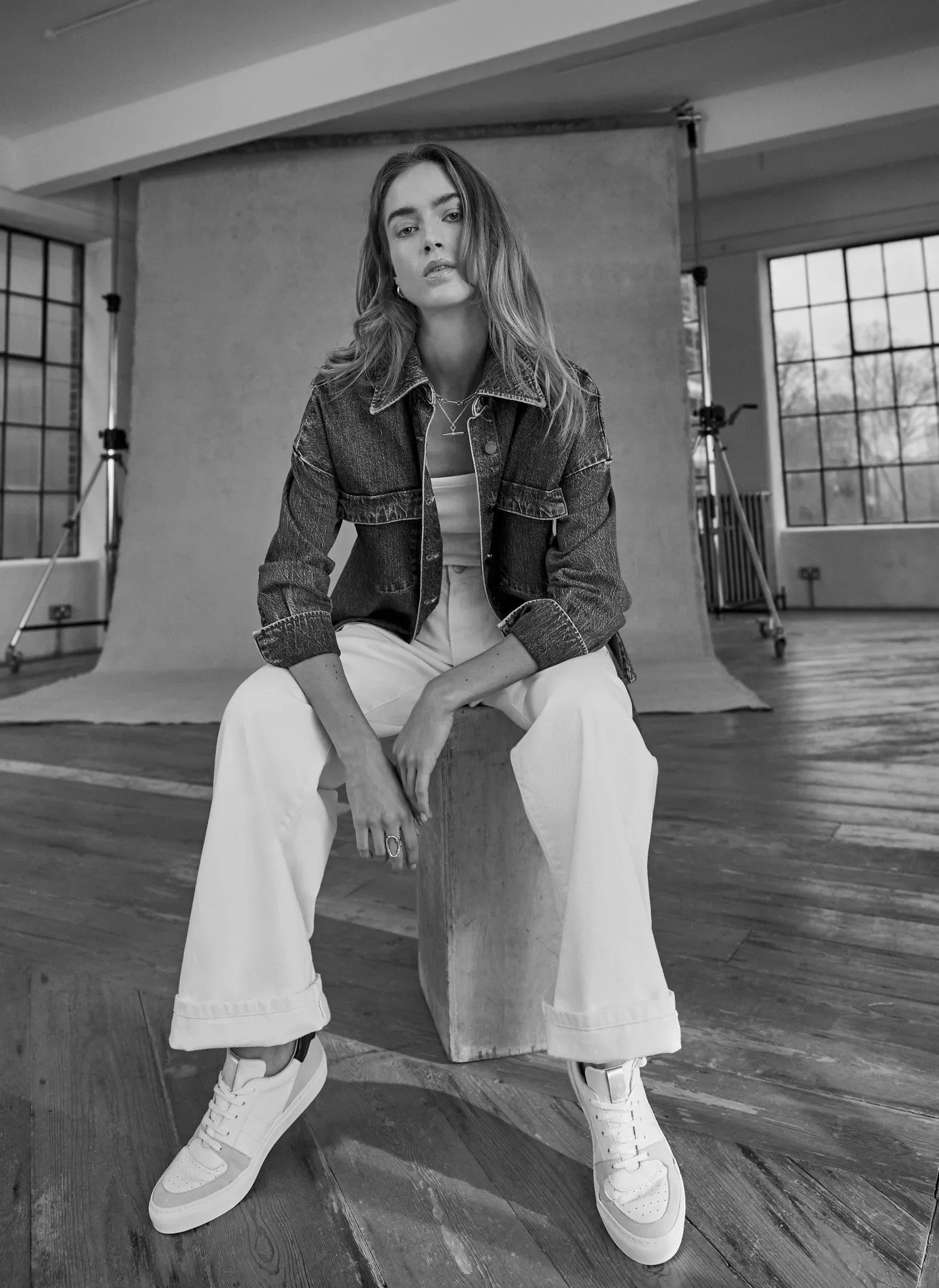 Indigo Oversized Denim Shirt sold by Mint Velvet product image thumbnail 5