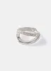 Silver Plated Pave Huggie Earrings sold by Mint Velvet