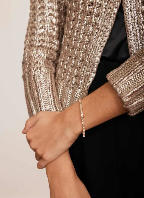 Gold Plated Crystal Bracelet sold by Mint Velvet