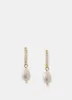 Gold Plated Pearl Hoop Earrings sold by Mint Velvet