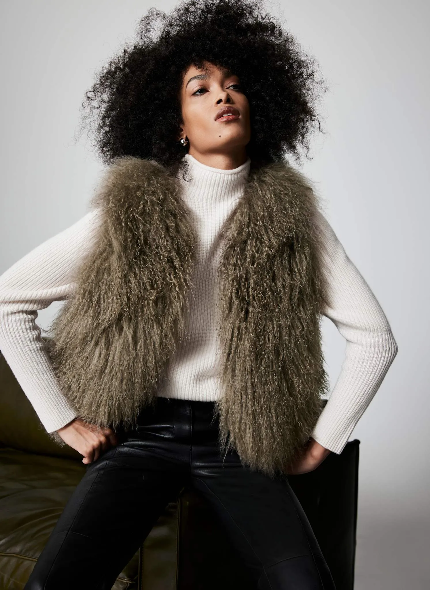 Cream Wool Blend Jumper sold by Mint Velvet product image thumbnail 3