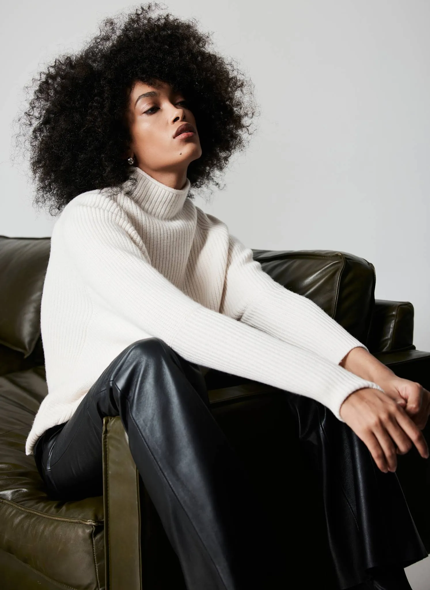 Cream Wool Blend Jumper sold by Mint Velvet product image thumbnail 4