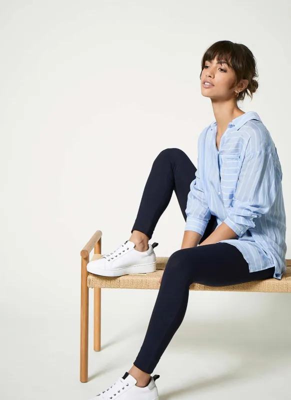 Navy Straight Leggings sold by Mint Velvet