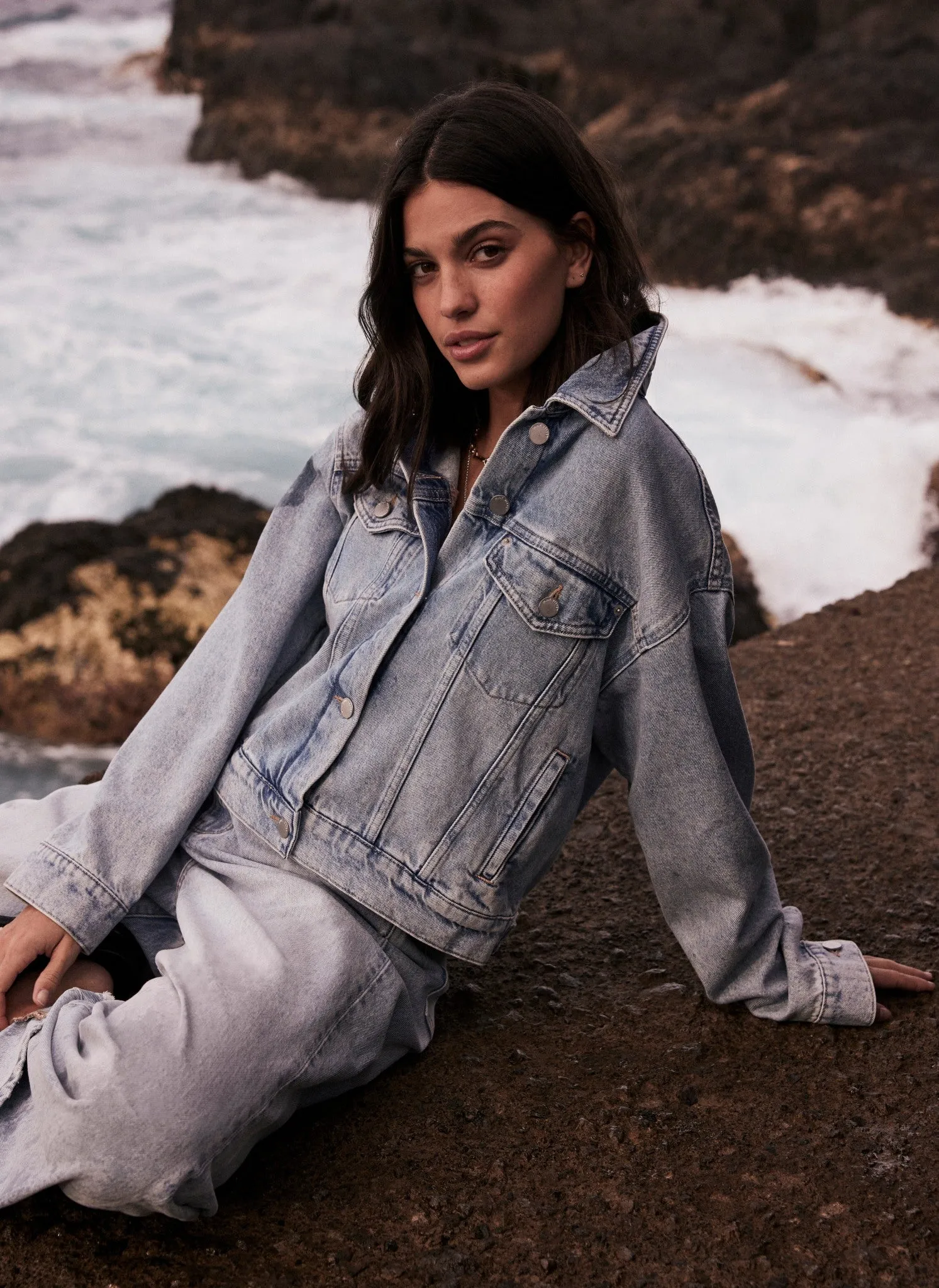 Blue Denim Trucker Jacket sold by Mint Velvet