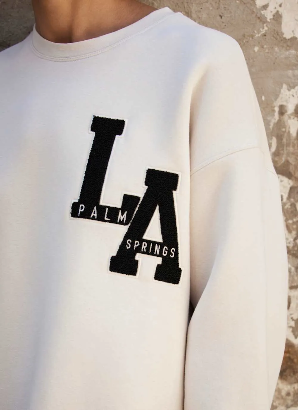 Neutral LA Motif Sweatshirt sold by Mint Velvet product image thumbnail 2