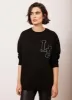 Black LA Motif Sweatshirt sold by Mint Velvet
