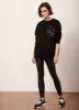 Black LA Motif Sweatshirt sold by Mint Velvet