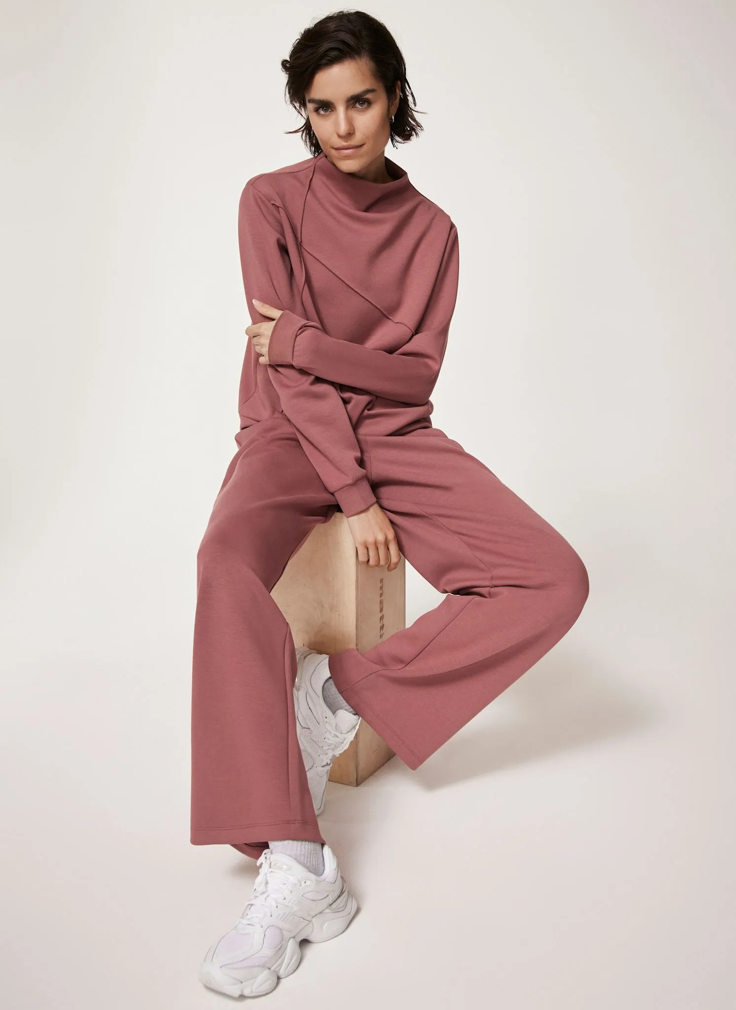 Pink Wide Leg Softluxe Joggers sold by Mint Velvet product image thumbnail 3