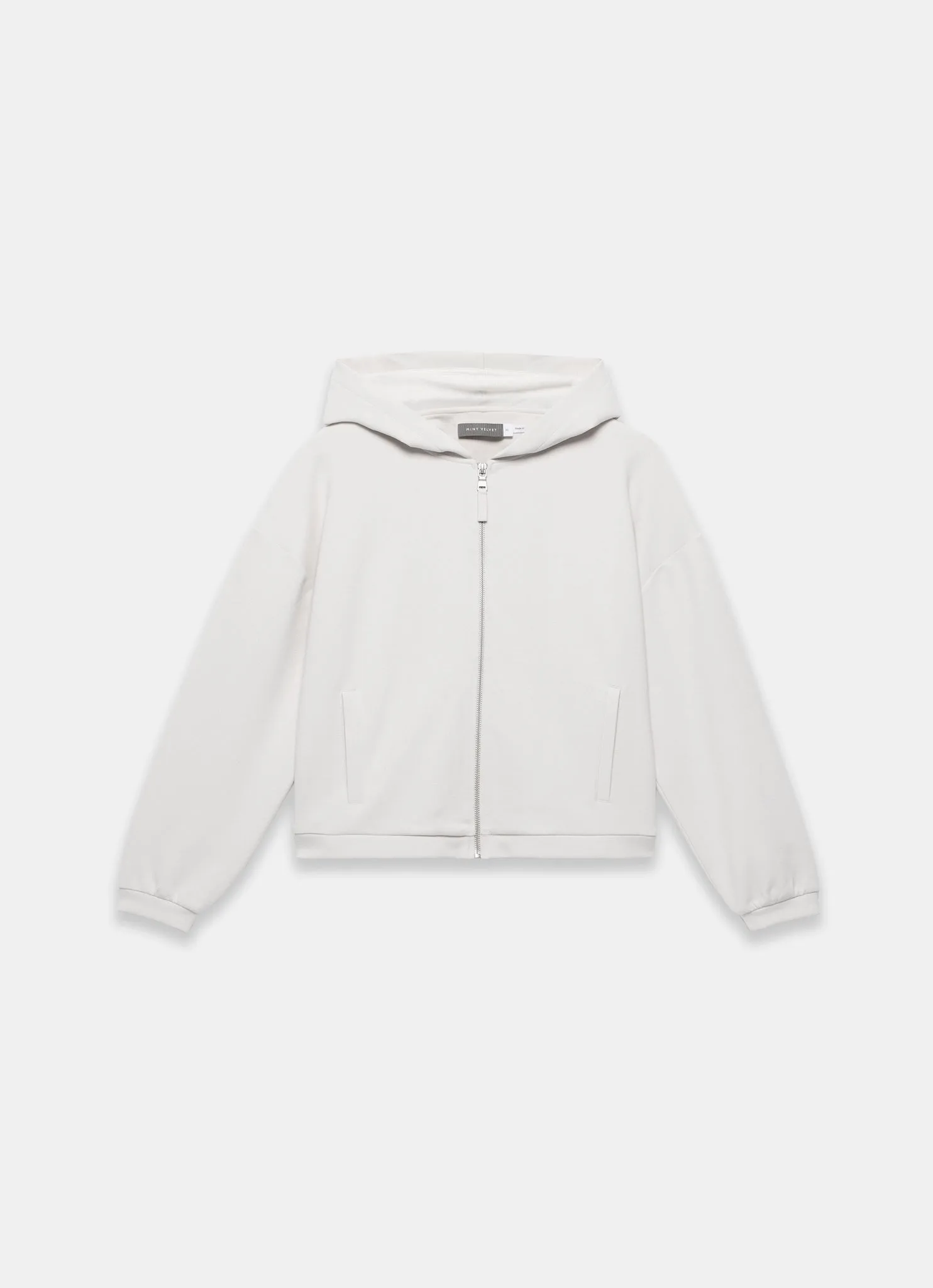 Neutral Zip Up Softluxe Hoodie sold by Mint Velvet product image thumbnail 5